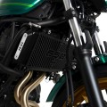 R&G Racing Radiator Guard (Black) for the Kawasaki Z650/Ninja 650 '17-'22 / Z650RS '2022